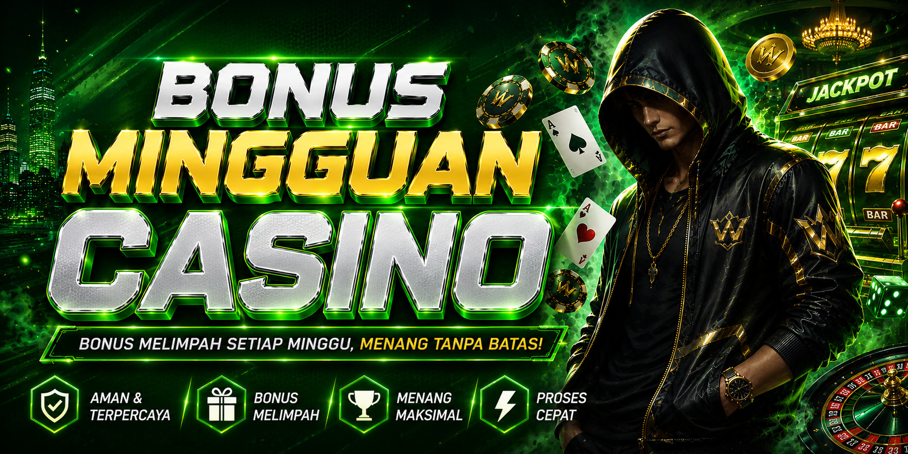 BONUS MINGGUAN CASINO
